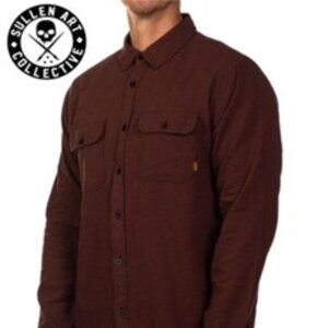 SULLEN STRIPER FLANNEL SHIRT (XL) NEW